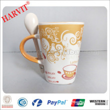 Proffessional Hersteller Keramik Kaffeetassen / Italia Kaffeetasse für Cappuccinop / Keramik Produkt 11oz Trinkgefäße Wasser Tasse Tasse